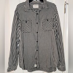 Denim & Supply Ralph Lauren Black and White Checkered Shirt